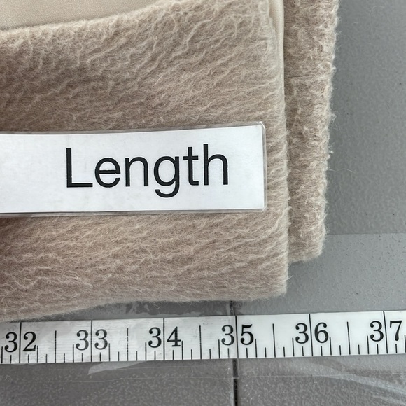 Waverly Grey libērant Pea Coat Womens 8 Cream Collar Button Textured Long Jacket - Picture 13 of 14